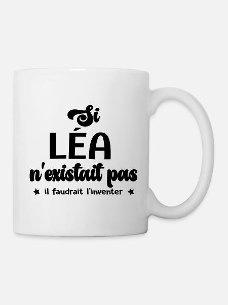 Lea personalisiertes Geschenk lea - Tasse - Weiß