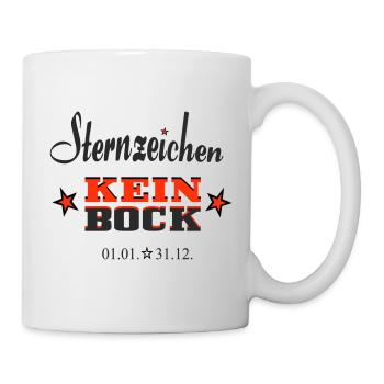 Sternchen Kein Bock Jahreskalender - Tasse - Weiß - Rechts