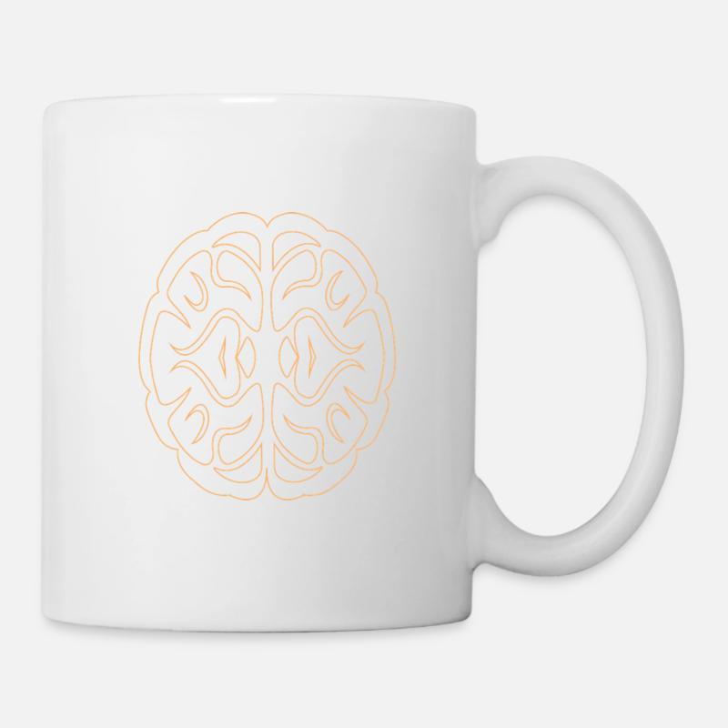Brain01 - Tasse - Weiß