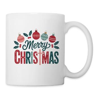 Merry Christmas Ornament Graphics - Mug - white - Right