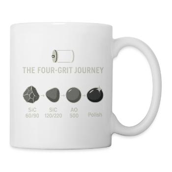 The four-step grinding process - Mug - white - Right
