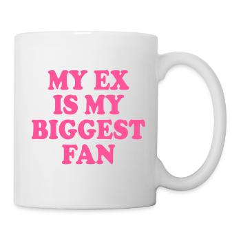 Mon ex est mon plus grand fan - Mug blanc - blanc - Droite