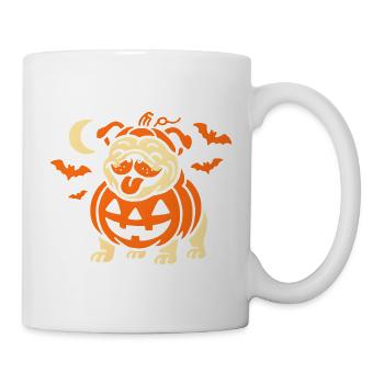 Pumpkin Doggie Fun - Mug - white - Right