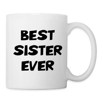 Best Sister Ever - Meilleure Sœur - Mug - white - Right