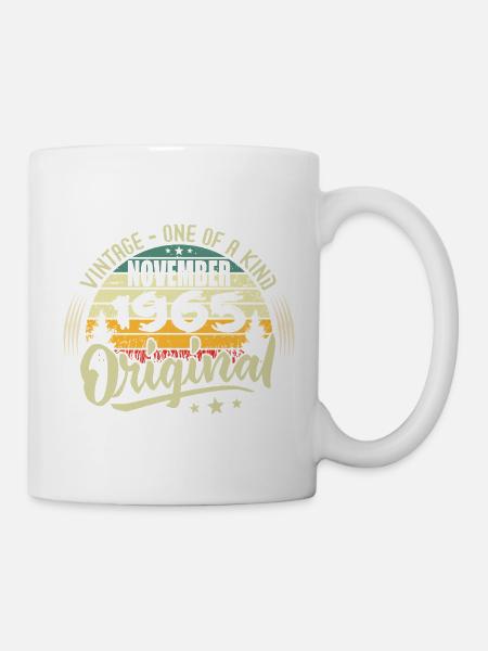 Vintage Novembre 1965 Original Novembre 1965 - Mug blanc - blanc