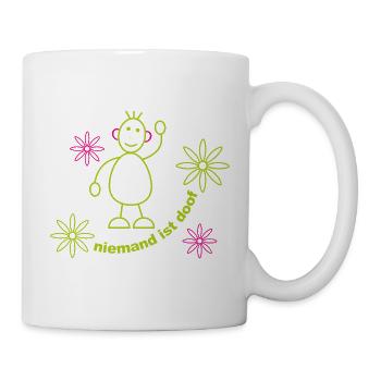 niemand_ist_doof_002 - Tasse - Weiß - Rechts