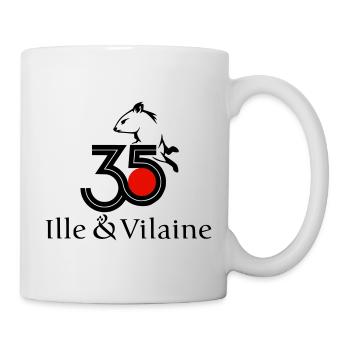 35 ille et vilaine - Mug blanc - blanc - Droite