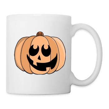 Playful Pumpkin Grin - Mug - white - Right