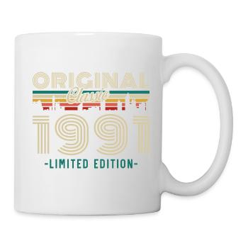 Original 1991 Vintage Rétro Cadeau D'anniversaire - Mug blanc - blanc - Droite