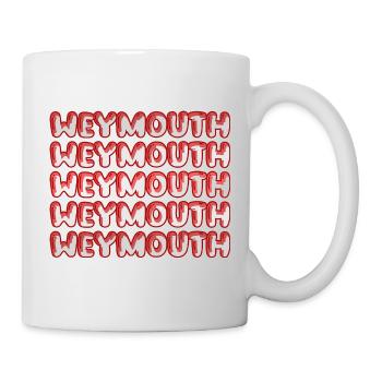 Weymouth as a journey - Mug - white - Right