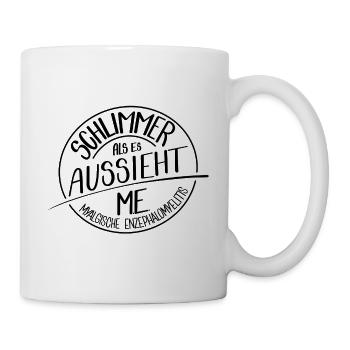 Schlimmer als es aussieht, ME - Tasse - Weiß - Rechts