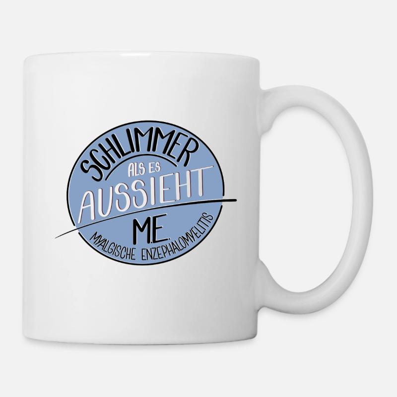Schlimmer als es aussieht, ME - Tasse - Weiß