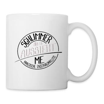 Schlimmer als es aussieht, ME - Tasse - Weiß - Rechts