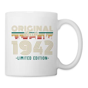 1942 Vintage Retro Geburtstagsgeschenk - Tasse - Weiß - Rechts