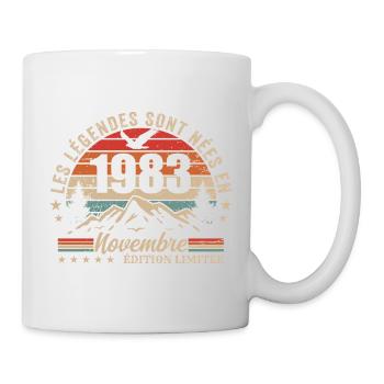 Awesome since November 1983 | November 1983 - Mug - white - Right