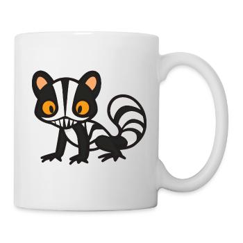 Stinktier Zombie Halloween Zombie - Tasse - Weiß - Rechts