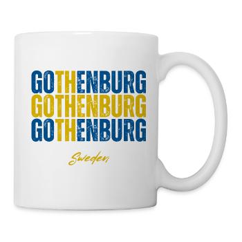 Göteborg, Schweden, ich liebe Schweden - Tasse - Weiß - Rechts