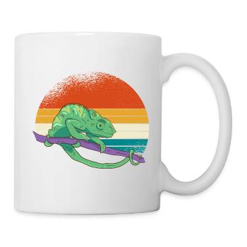 Sunset Chameleon - Mug - white - Right