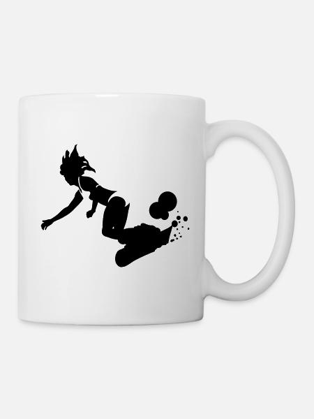 Snowboard - Tasse - Weiß