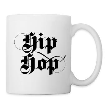 Gothic hip hop music logo - Mug - white - Right