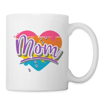 Mom Heart - Mug - white - Right