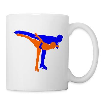 Eiskunstlauf - Tasse - Weiß - Rechts