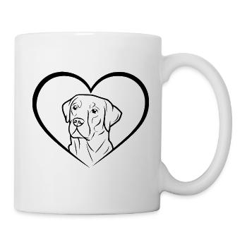 Dessin du Labrador Retriever - Mug blanc - blanc - Droite