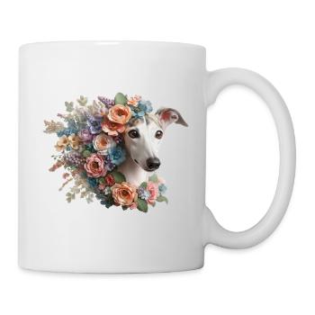 Flowers Galgo Heart No2 - Mug - white - Right