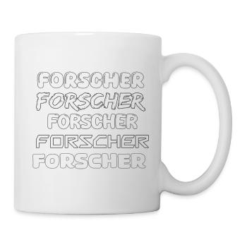 Job Forscher - Tasse - Weiß - Rechts
