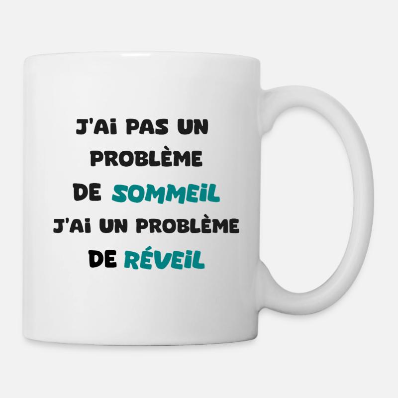 Humour Reveil difficile   - Mug blanc - blanc