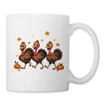 Thanksgiving Truthahn Baby - Tasse - Weiß - Rechts