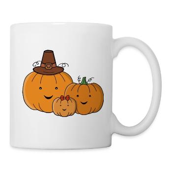 Pumpkin Family - Mug - white - Right