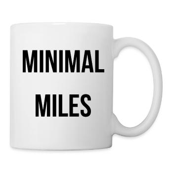 Minimal Miles – Abenteuer Shirt - Tasse - Weiß - Rechts