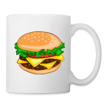 hamburger - Mug - white - Right