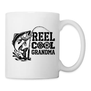 Pêcheur, pêcheur, pêcheur, poisson, moulinet, Cool, grand-mère - Mug blanc - blanc - Droite