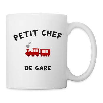 Petit Maître de Gare Locomotive Train - Mug - white - Right