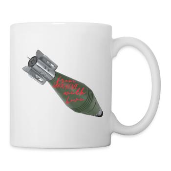 Mit Liebe aus der Ukraine - Tasse - Weiß - Rechts