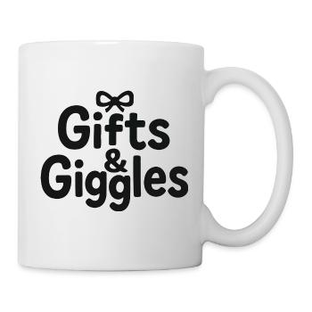 T-shirt Cadeaux & Rigles – Design Fun & Playful - Mug blanc - blanc - Droite