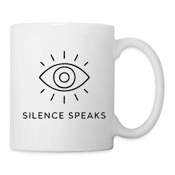 Minimalist Eye T-Shirt in Symbol Style - Mug - white - Right