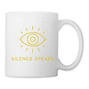 Minimalist Eye T-Shirt in Symbol Style - Mug - white - Right