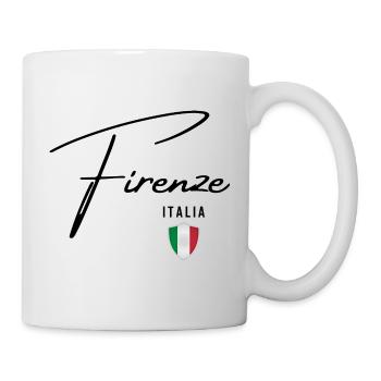 Florence, Italie, design élégant de Florence - Mug blanc - blanc - Droite