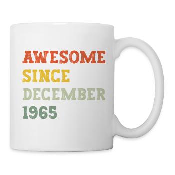1965 Décembre Cadeau d’anniversaire - Mug blanc - blanc - Droite