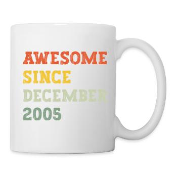 2005 Décembre Cadeau d’anniversaire - Mug blanc - blanc - Droite