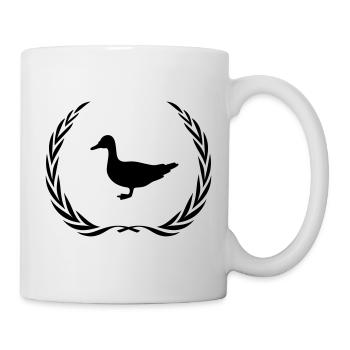 Duck Animal Wreath - Mug - white - Right
