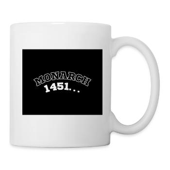 Monarch 1451 Chronik - Tasse - Weiß - Rechts