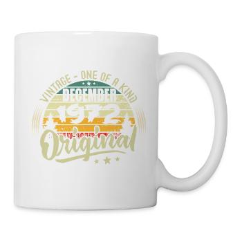 December 1972 - Vintage Authentic December 1972 - Mug - white - Right
