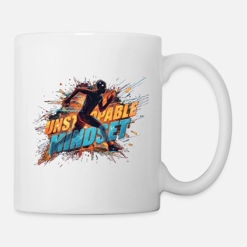 Unaufhaltsamer Mindset Runner - Tasse - Weiß