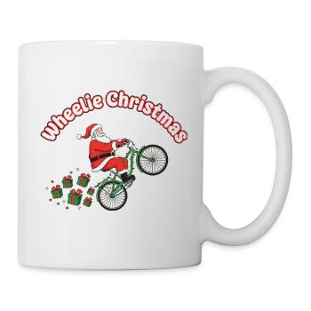 Wheelie Santa Christmas Ride - Mug - white - Right