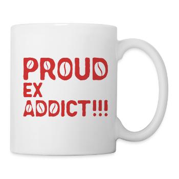 Kaffeeentzug Koffeinfrei Ex-Kaffeetrinker - Tasse - Weiß - Rechts