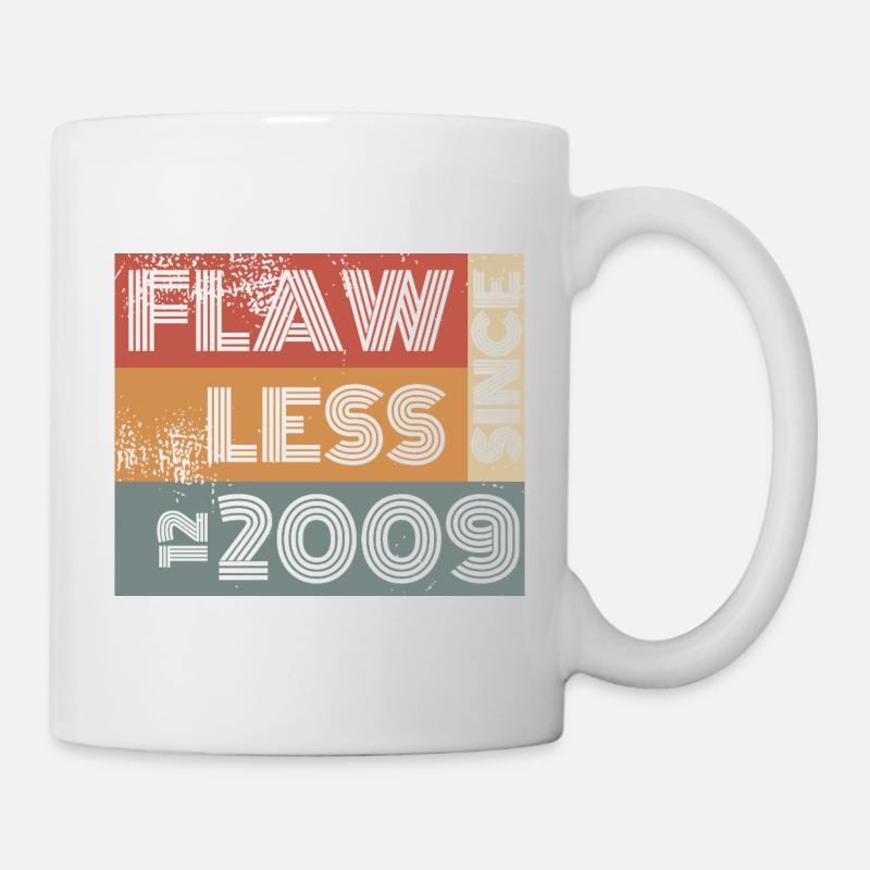 16. Geburtstag Flawless since 12/2009 - Tasse - Weiß